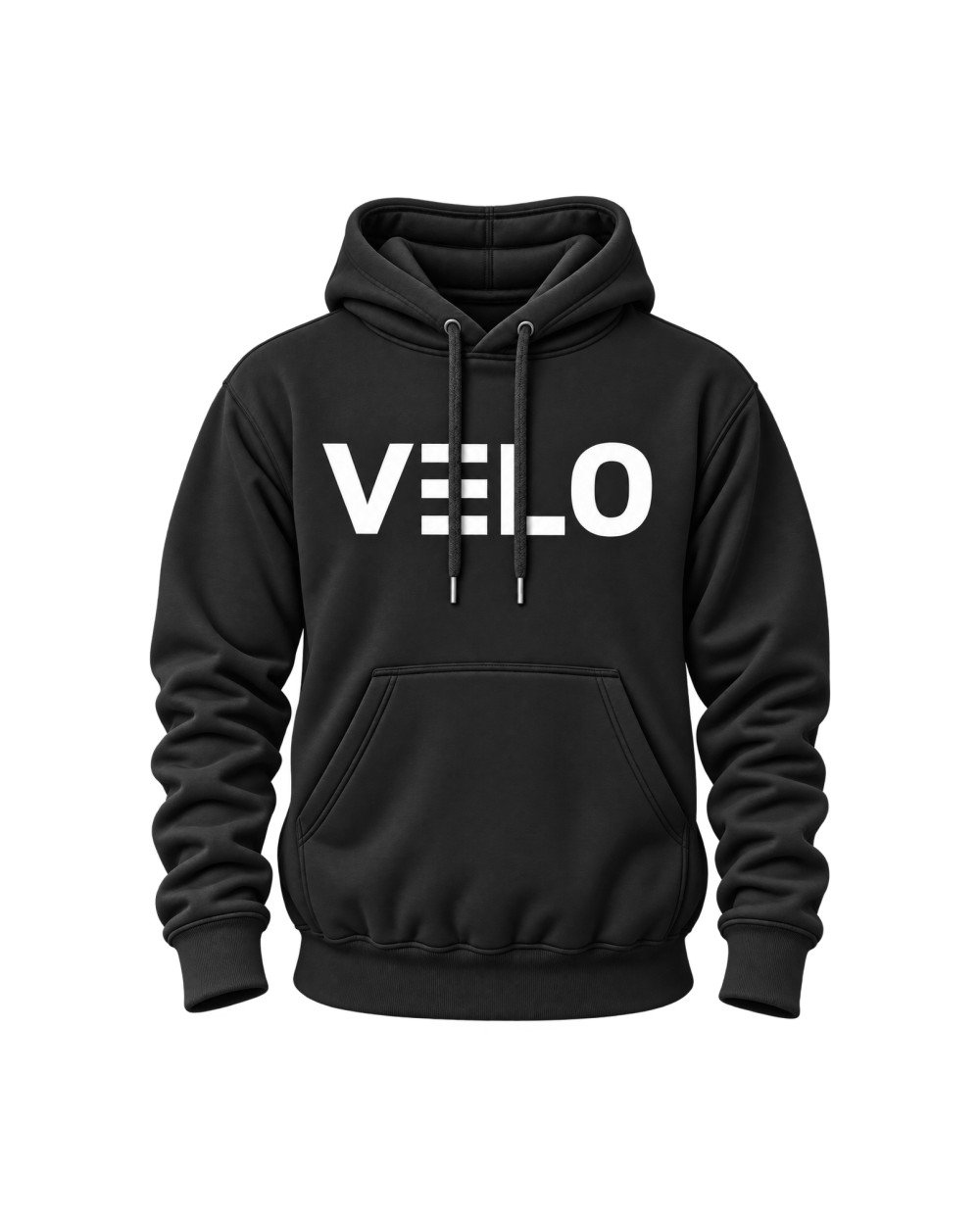 YAKUDO VELO black logo hoodie