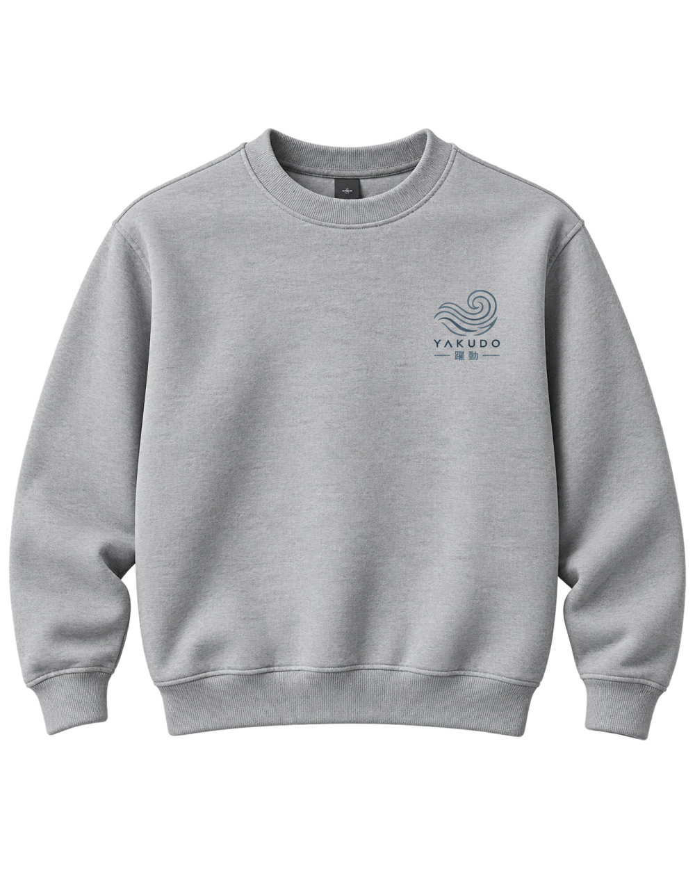 YAKUDO ELEMENTS Air Grey sweatshirt with elemental logo