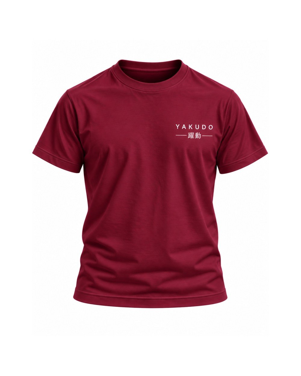 Original YAKUDO lifestyle T-shirt in Burgundy